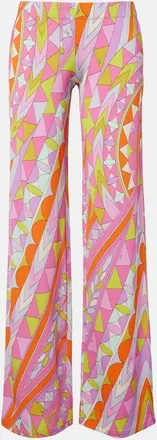 Pucci Manuba jersey satin wide-leg pants