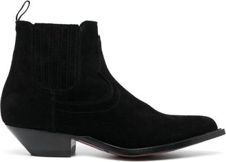 Sonora Hidalgo 40mm ankle boots - women - Calf Leather/Rubber/Calf Leather/Calf Leather - 36 - Black