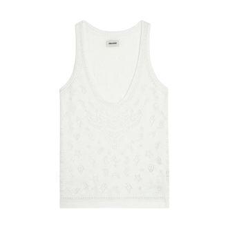 Zadig&Voltaire Dames, Tops, Wit, Maat: L Katoen