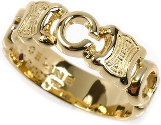 Celine Yellow Gold (18K) Band Ring (Pre-Owned)