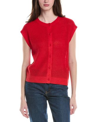 Eileen Fisher Linen-Blend Vest