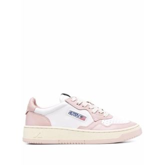 Autry Sneakers, female, Pink, Size: 5 US Medalist Sneakers White Pink Logo Patch