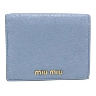 Miu Miu Pre-owned Wallet (bi-fold) - - Pre-owned - Donna - Blu - ONE SIZE