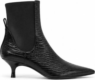 Gia Borghini Black Tara Leather Boots