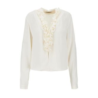 Alberta Ferretti Ruffled blouse Woman 40