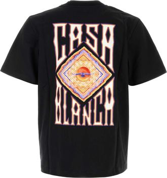Casablanca Jersey T-Shirt - Black