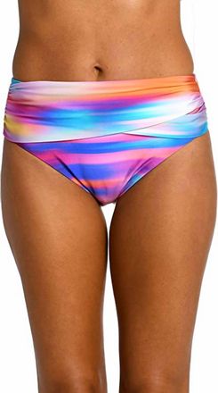 La Blanca Sunset Shores Banded Hipster Swimsuit Bottom In Multi Brights