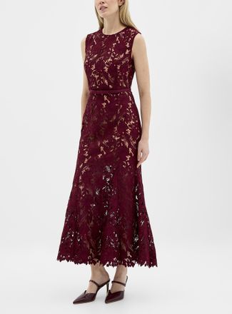 Self Portrait Womens Lace mock-neck dress