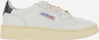 Autry White Lace Up Sneakers