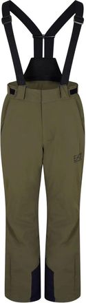 Emporio Armani Pantaloni da sci con bretelle - Verde