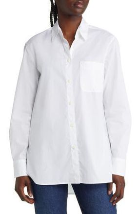 Rag & Bone ICONS Maxine Cotton Poplin Button-Up Shirt in Wht at Nordstrom Rack, Size Xx-Small