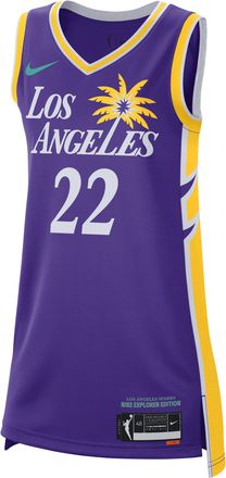 Nike Los Angeles Sparks Explorer Edition Nike Womens Dri-FIT WNBA Victory Jersey in Purple | DJ4571-506