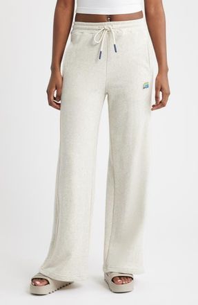 Rip Curl Surf Spliced Flare Leg Sweatpants in Grey Marle at Nordstrom, Size Xx-Small