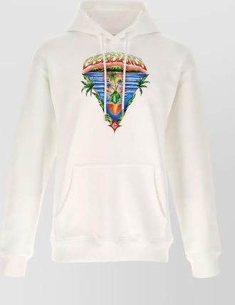 Casablanca triangle innocence graphic hooded sweatshirt