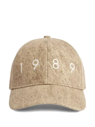 1989 STUDIO Pet met geborduurd logo - Beige