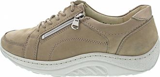 Waldl&auml;ufer Womens Helli Sneaker In Light Gold Corda