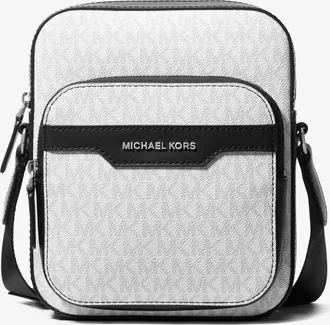 Michael Kors Hudson Mini Signature Logo Flight Bag