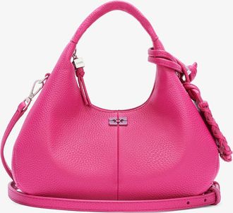 Ganni Cabaret Mini Hobo Bag in Pink