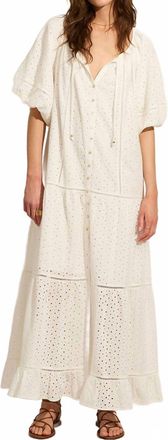 Auguste The Label Alannah Embroidered Maxi Dress In Ivory