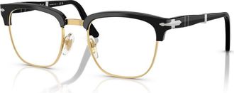 Persol 50mm Square optical glasses in Black at Nordstrom