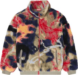 Diesel Giacca S-LUKE con effetto jacquard - Toni neutri