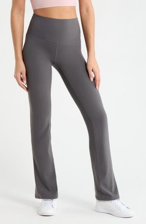 Zella Studio Luxe Bootcut Leggings in Grey Forged at Nordstrom, Size Xx-Large