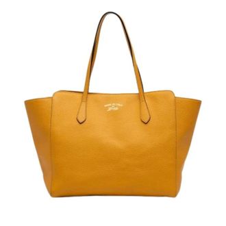 Gucci Pre-owned Tote Bags, female, Yellow, Size: ONE SIZE Pre-owned The Swing Tote