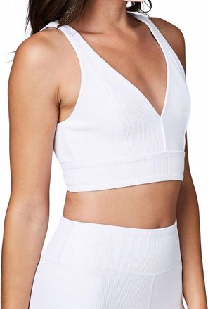 YEAR OF OURS Veronica Thermal Sports Bra In White