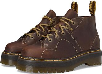 Dr. Martens Church Quad Archive Mens Boots Dark Brown Crazy Horse : UK 13 (US Mens 14 - Womens 15) Medium, Leather