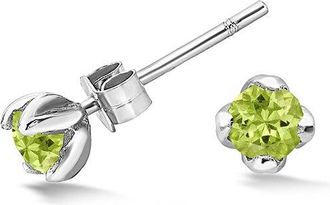Dower & Hall 4mm Peridot Orissa Studs