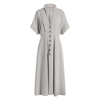 Alberta Ferretti Alberta Ferretti, Midi Dresses, female, White, Size: M Alberta Ferretti Dresses White