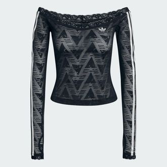 adidas Originals Lace Bardot Top