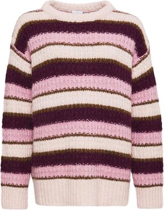 Lind Fyraften Sweater - Dames - Ronde hals truien - Veelkleurig - L/Xl - Wol - Truien & Vesten