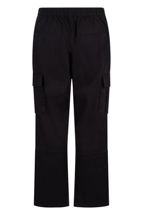 Represent Mens Cargo Trousers Black Cotton