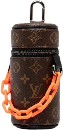 Louis Vuitton Pre-owned Mini Pouch - Dames - Vintage Mini Tas - Bruin - ONE Size - Leer - Vintage