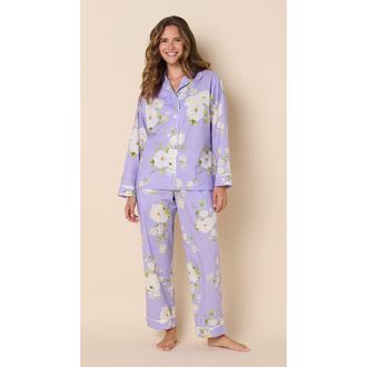 The Cats Pajamas Luxe Pima Pajama in Orla at Nordstrom, Size X-Large