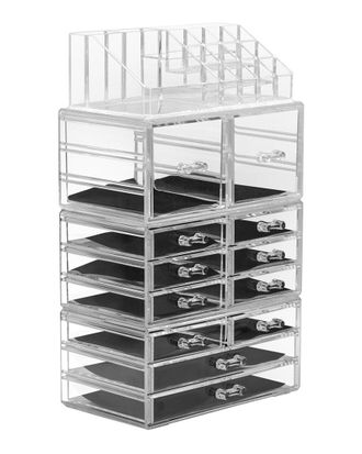 Sorbus Makeup & Jewelry Storage Case Display Set