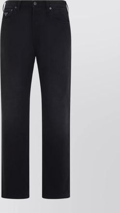 Prada cotton denim straight leg jeans with 5 pockets