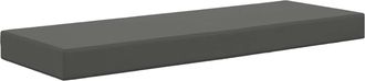 vidaXL Coj&iacute;n De Asiento De Exterior 100% Poli&eacute;ster Gris Antracita Vidaxl