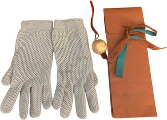Loro Piana Cashmere Knit Gloves Size S