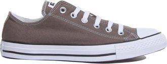 Converse Lage Top Houtskool Trainer Mannen - Heren - Sneakers - Grijs - 36 EU - Schoenen