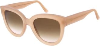 Andy Wolf Daisy Zonnebril - unisex - Zonnebrillen - Beige - ONE Size - Wol - Accessoires