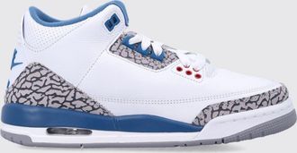 Nike Sneakers alte Air Jordan 3 Retro da bambino in pelle con motivo a righe