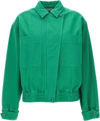 Max Mara Green Arturo Crop Jacket