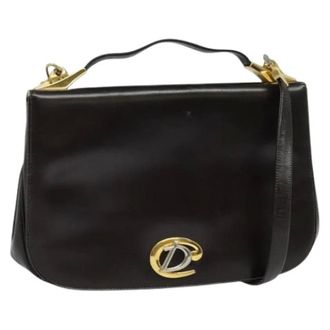 Dior Pre-owned Handbags, female, Brown, Size: ONE SIZE Pre-owned Vintage Shoulder Bag