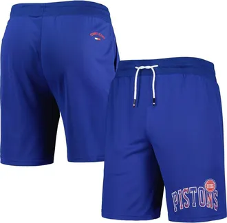 Tommy Jeans Mens Tommy Jeans Blue Detroit Pistons Mike Mesh Basketball Shorts at Nordstrom, Size Medium