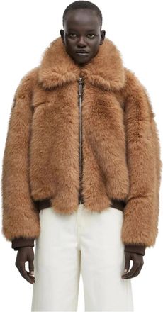 Worst Behavior Gelija Jacket - Dames - Jassen - Bruin - S - Leer - Jassen