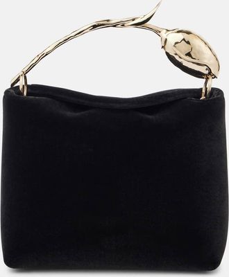 Erdem Borsa Bloom Mini in velluto