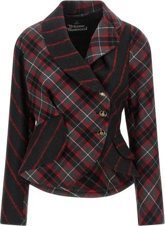 Vivienne Westwood Jassen, Dames, Veelkleurig, XS, Wol, Stormy Blazer