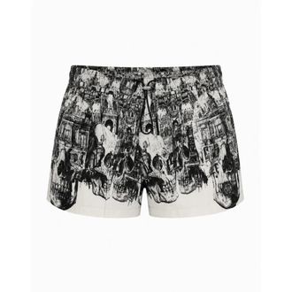 Philipp Plein Pantalones Cortos Skull - Swimwear - Hombre - Blanco - 2XL
